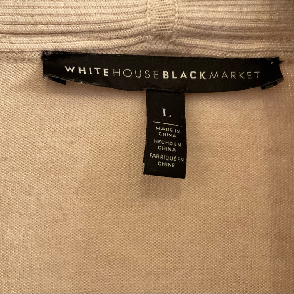 White House Black Market Open Cardigan Sweater - Size Large - Picture 6 of 10